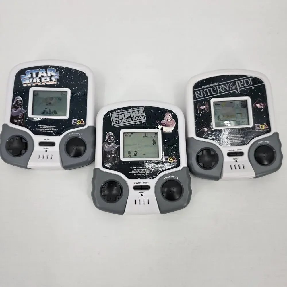 Star Wars LCD Handheld Electronic Game MGA Lot 3 ESB Return of the Jedi Tested